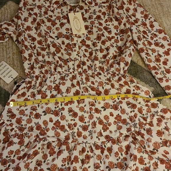 Joyfolie Boutique Women's Dress Aeron Floral S - Picture 8 of 8